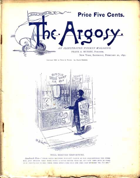 Item #10331 Digging For Gold. A Story of California, as printed in The Argosy [Magazine]. Horatio...