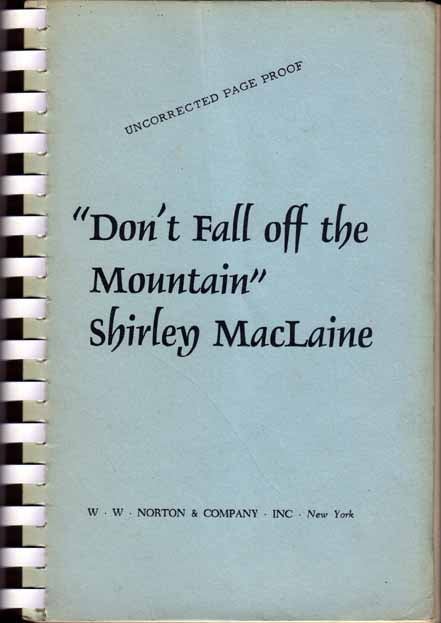 Item #11481 Don't Fall off the Mountain" Shirley MacLAINE.