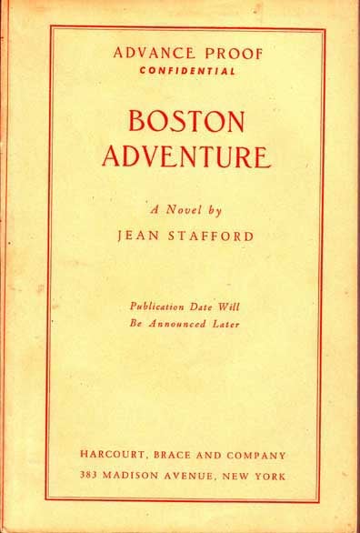 Item #11504 Boston Adventure. Jean STAFFORD.