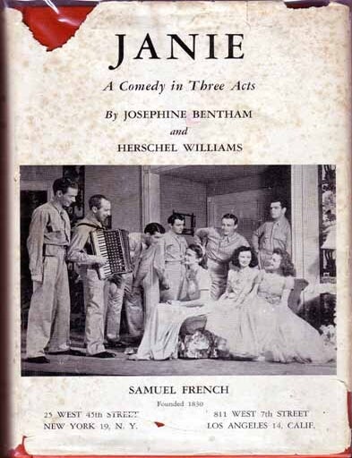 Item #12002 Janie. Josephine BENTHAM, Herschel WILLIAMS