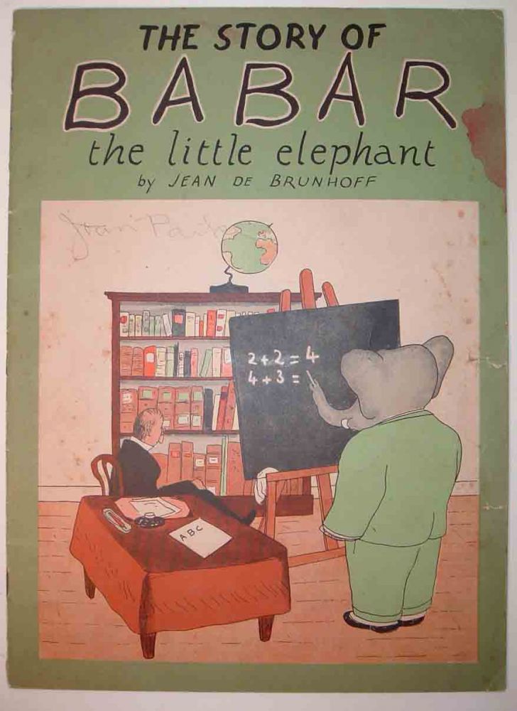 Item #13967 The Story of Babar, the Little Elephant. Jean DE BRUNHOFF