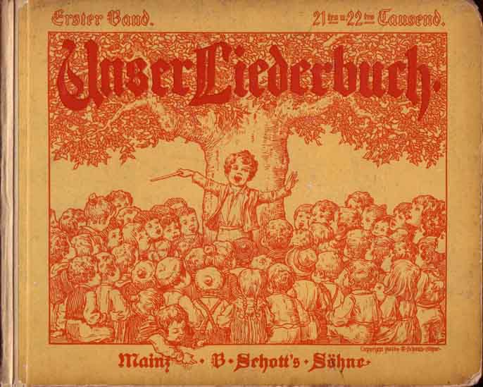 Item #14026 Unser Liederbuch. Friederike MERCK, Ludwig Von BUMBUSCH.