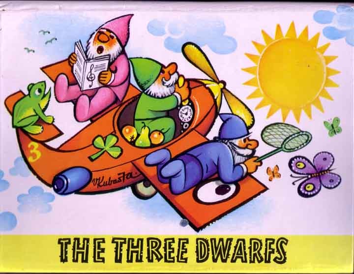 Item #14038 The Three Dwarfs. POP-UP BOOK, Voitech KUBASTA
