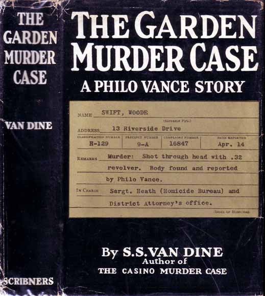 Item #14785 The Garden Murder Case. S. S. VAN DINE
