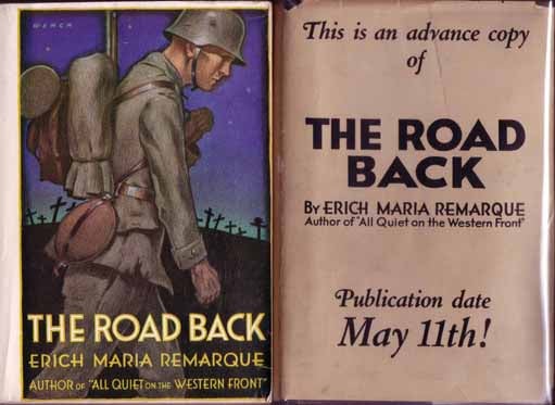Item #15189 The Road Back. Erich Maria REMARQUE