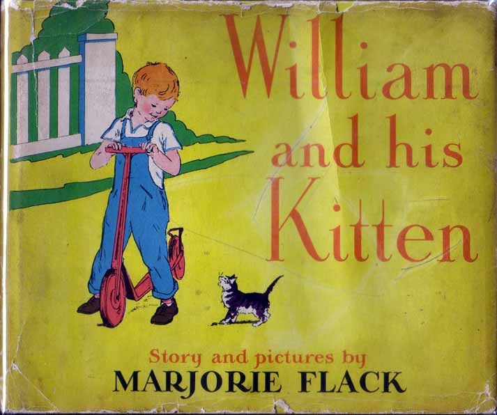 Item #15830 William and His Kitten. Marjorie FLACK.