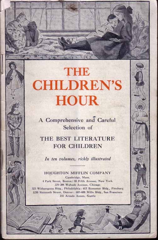 Item #15869 Promotional Pamphlet for The Children's Hour, in ten volumes and published by Houghton Mifflin Co. Joel Chandler HARRIS.