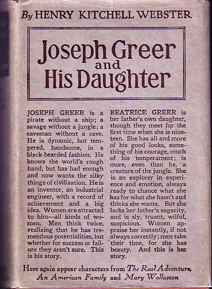 Item #15951 Joseph Greer And His Daughter. Henry Kitchell WEBSTER.