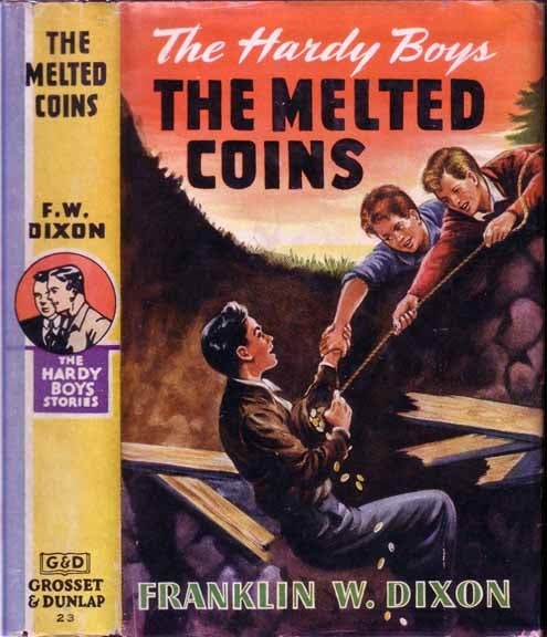 Item #16065 The Hardy Boys, The Melted Coins. Franklin W. DIXON.