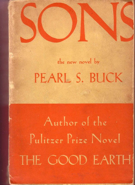 Item #16624 Sons. Pearl S. BUCK.