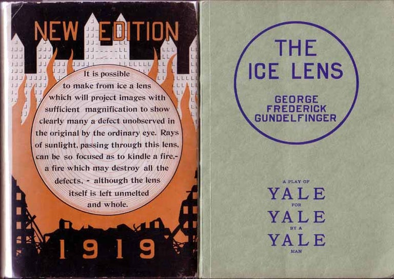 Item #16651 The Ice Lens [Yale University Theatrical Play]. George Frederick GUNDELFINGER