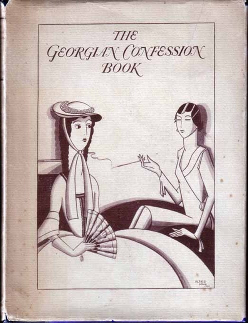 Item #16808 Georgian Confession Book. Gilbert H. FABES, A. E Coppard Rhys DAVIES
