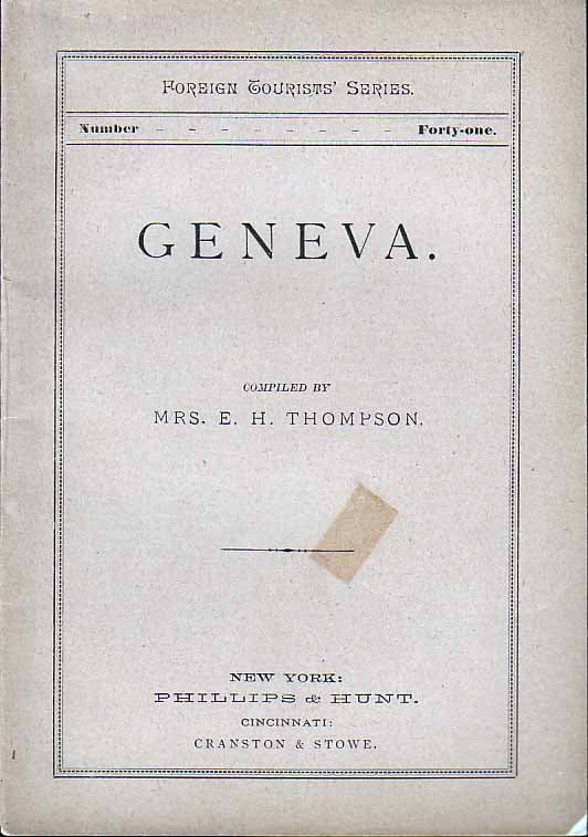 Item #17074 in, Geneva. George Eliot, Harriet B. Stowe