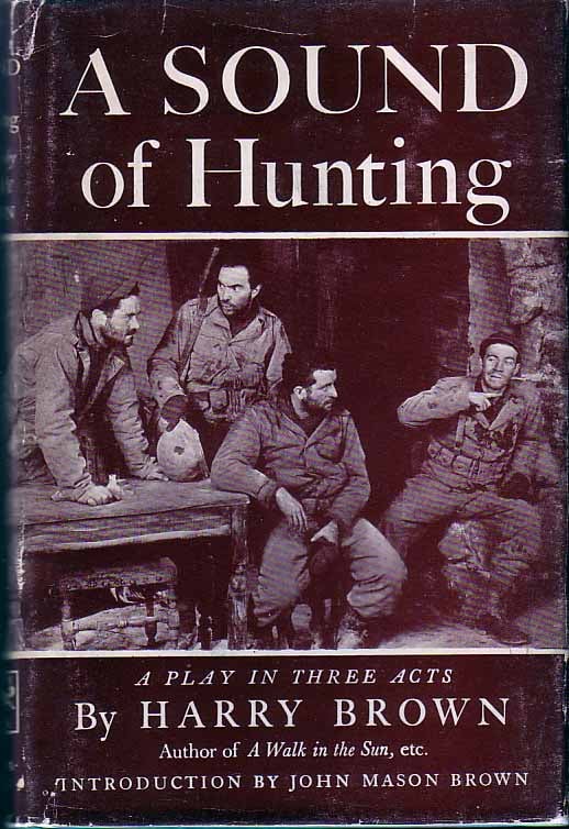 Item #17083 A Sound of Hunting. Harry Brown