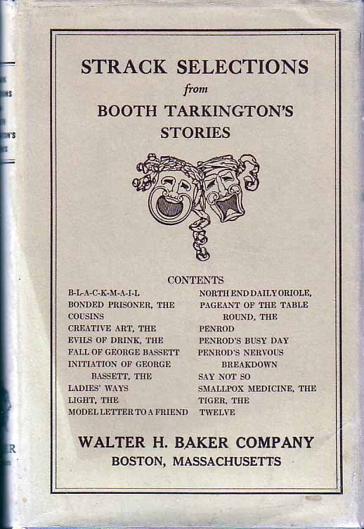 Item #17503 Strack Selections from Booth Tarkington's Stories. Lilian Holmes STRACK, arranger, Booth TARKINGTON.