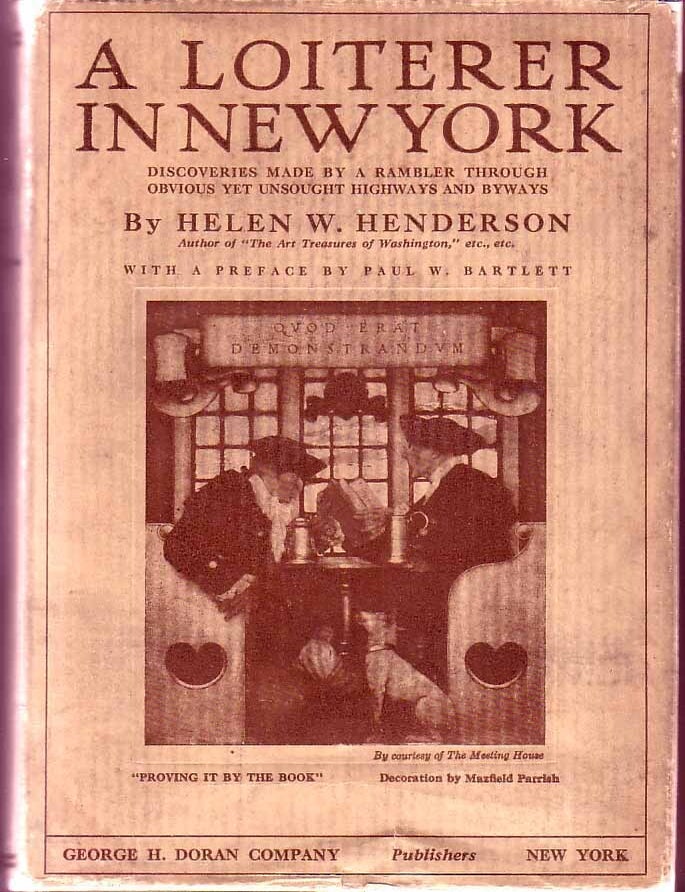 Item #17752 A Loiterer in New York. Discoveries Made by a Rambler Through Obvious Yet Unsought...