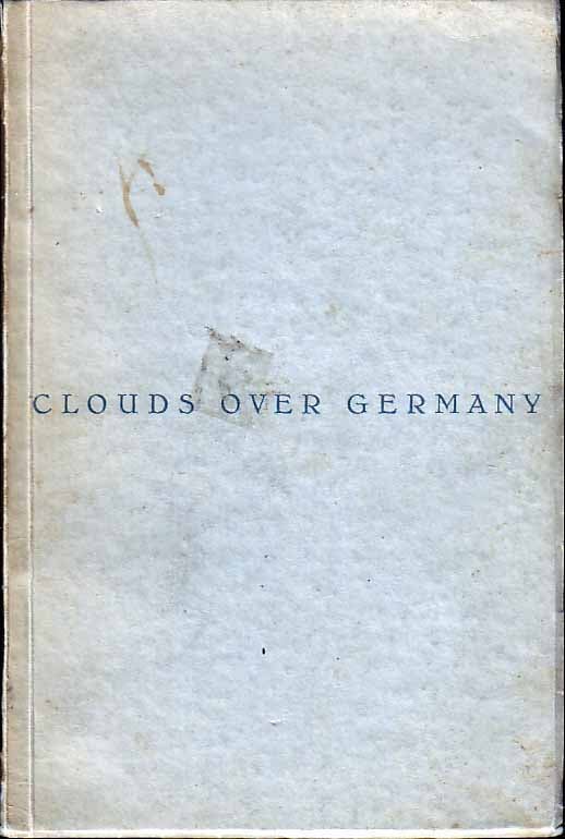 Item #18296 in, Clouds Over Germany. Bertolt Brecht