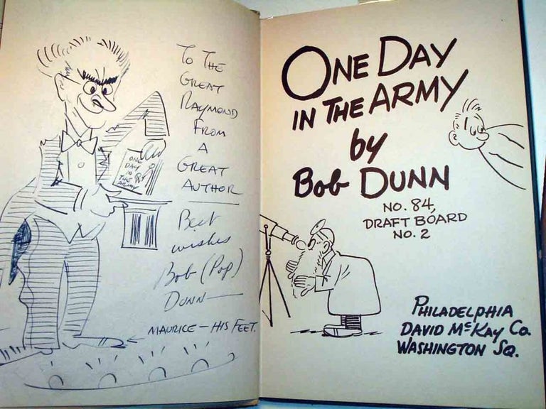Item #18409 One Day in the Army: No. 84, Draft Board No. 2. Bob DUNN.