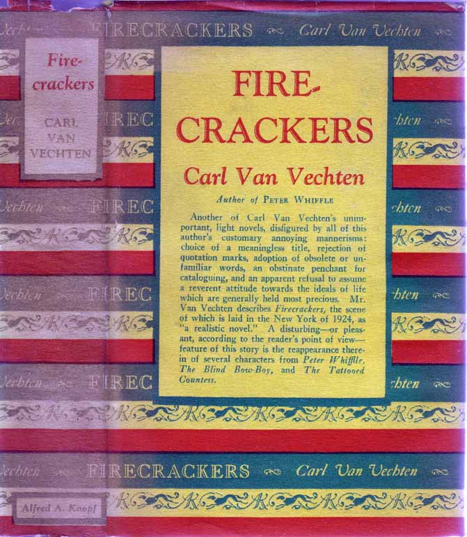 Item #18812 Firecrackers. Carl VAN VECHTEN.