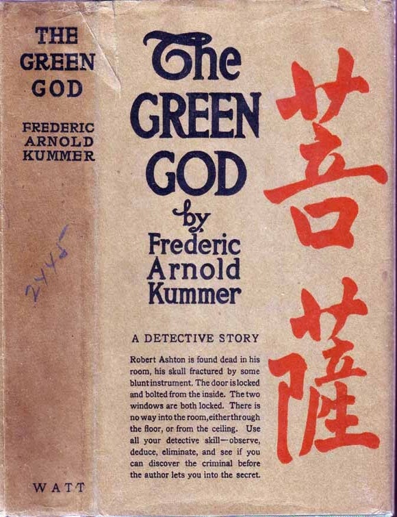 Item #18985 The Green God. Frederic Arnold KUMMER