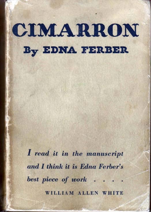Item #19069 Cimarron. Edna FERBER.