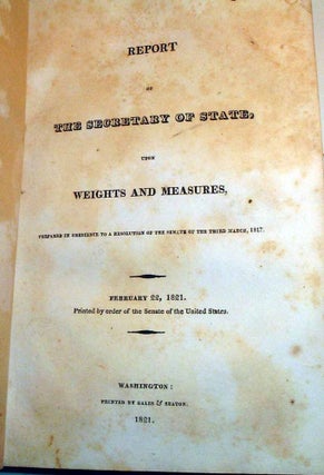 Bound Volume of State Papers including Message from the President of the United States, Transmitting, (Pursuant to a resolution of the Senate, of the 18th January, 1819,) A Report from the Secretary of State, Together with the Returns of Causes Depen