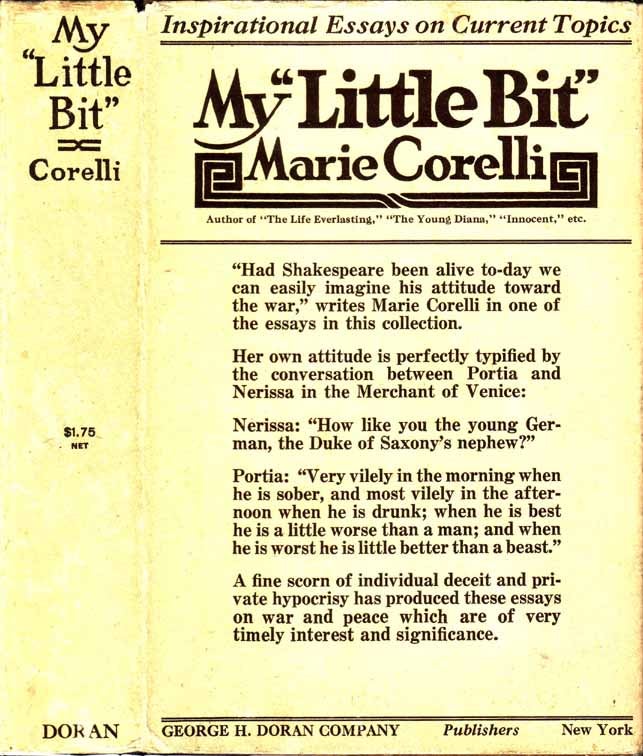 Item #19700 My “Little Bit”. Marie CORELLI.