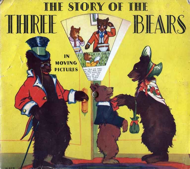 Item #19788 The Story of the Three Bears and The Story of the Three Kittens, in Moving Pictures....