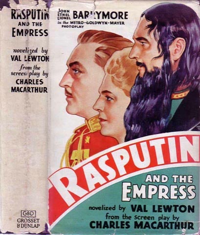 Item #20037 Rasputin and the Empress. Charles MACARTHUR, Val Lewton.