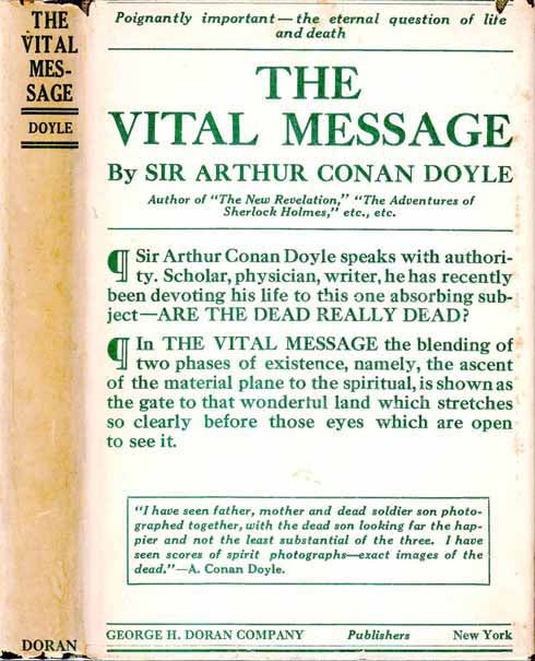 Item #20133 The Vital Message. Arthur Conan DOYLE.