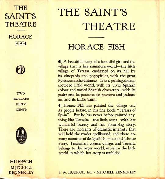 Item #20254 The Saint's Theatre. Horace FISH.