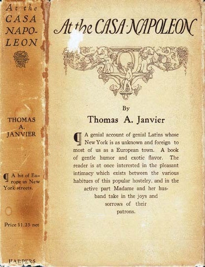 Item #20455 At the Casa Napoleon. Thomas A. JANVIER