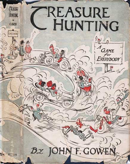 Item #20544 Treasure Hunting, A Game for Everybody [SCAVENGER HUNT]. John F. GOWEN