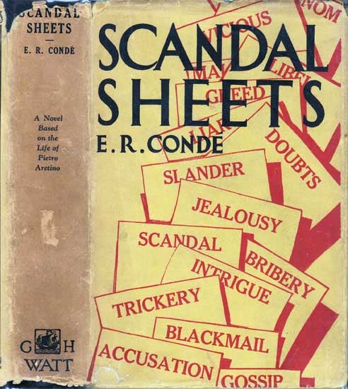 Item #20619 Scandal Sheets. E. R. CONDE
