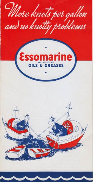 Item #20761 Essomarine Oils and Greases brochure [illustrated by Dr. Suess]. SEUSS Dr.