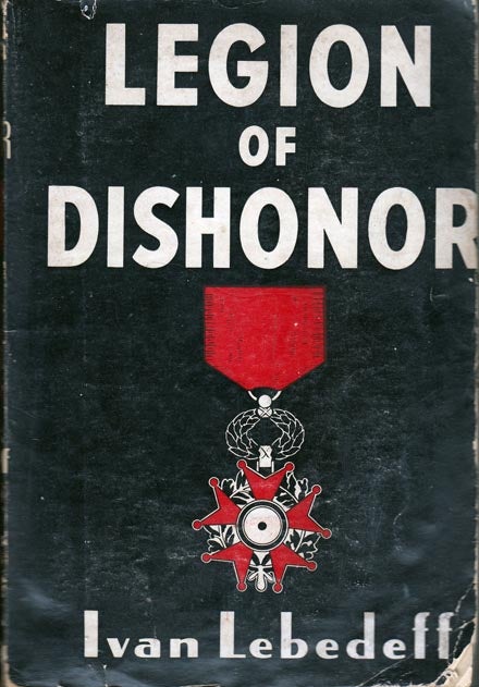 Item #20815 Legion of Dishonor. Ivan LEBEDEFF.