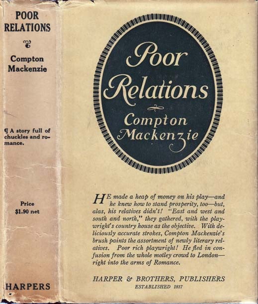 Item #20852 Poor Relations. Compton MACKENZIE.