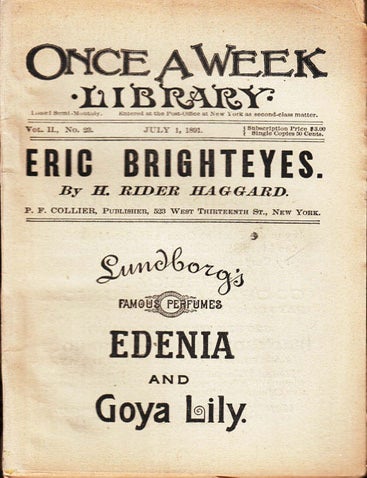 Item #21488 Eric Brighteyes. H. Rider HAGGARD