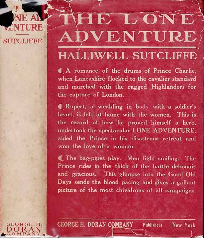 Item #21594 The Lone Adventure. Halliwell SUTCLIFFE