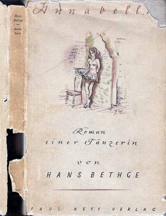 Item #22340 Annabell, Roman einer Tänzerin. Hans BETHGE