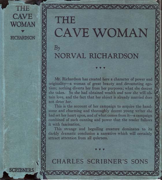 Item #22669 The Cave Woman. Norval RICHARDSON