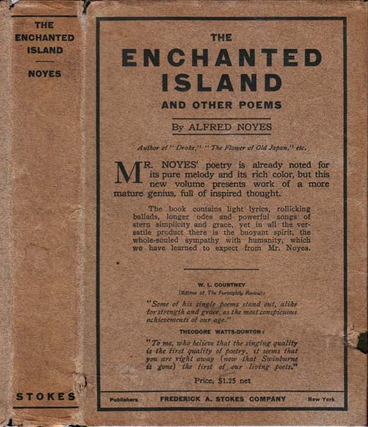Item #22691 The Enchanted Island. Alfred NOYES.