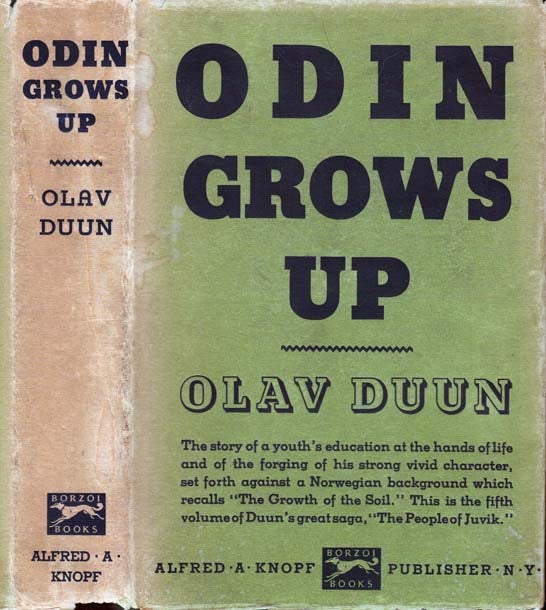 Item #22774 Odin Grows Up. Olav DUUN.
