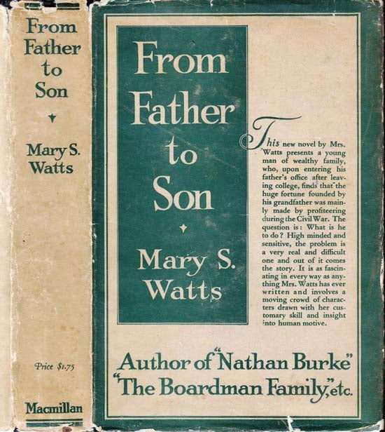 Item #22776 From Father To Son. Mary S. WATTS