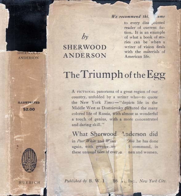 Item #23008 The Triumph of the Egg. Sherwood ANDERSON