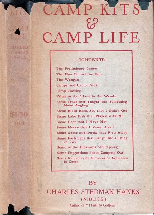 Item #23041 Camp Kits and Camp Life. Charles Stedman HANKS.