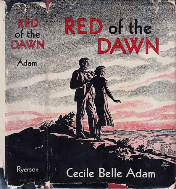 Item #23089 Red of the Dawn, A Story of a Minister and His Wife. Cecile Belle ADAM