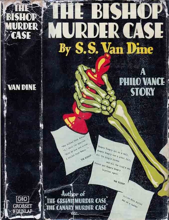 Item #23239 The Bishop Murder Case. A Philo Vance Story. S. S. VAN DINE