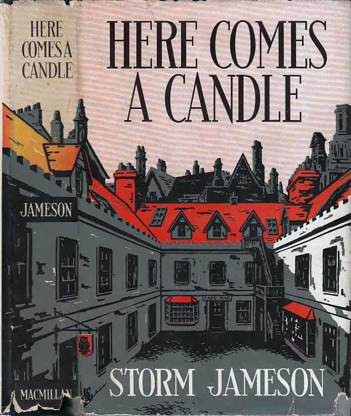 Item #23279 Here Comes a Candle. Storm JAMESON