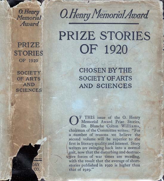 Item #23631 'The Camel's Back' as printed in O. Henry Memorial Award Prize Stories of 1920. F....